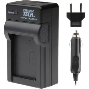 Premium Tech Professional Travel Battery Charger for Nikon EN-EL23 Battery