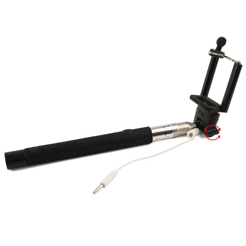 Profissional Grooves On Selfie Sticks Mobile Phone Camera Selfie Tripod 14 Screw Extendable Portrait Handheld Selfie Monopod