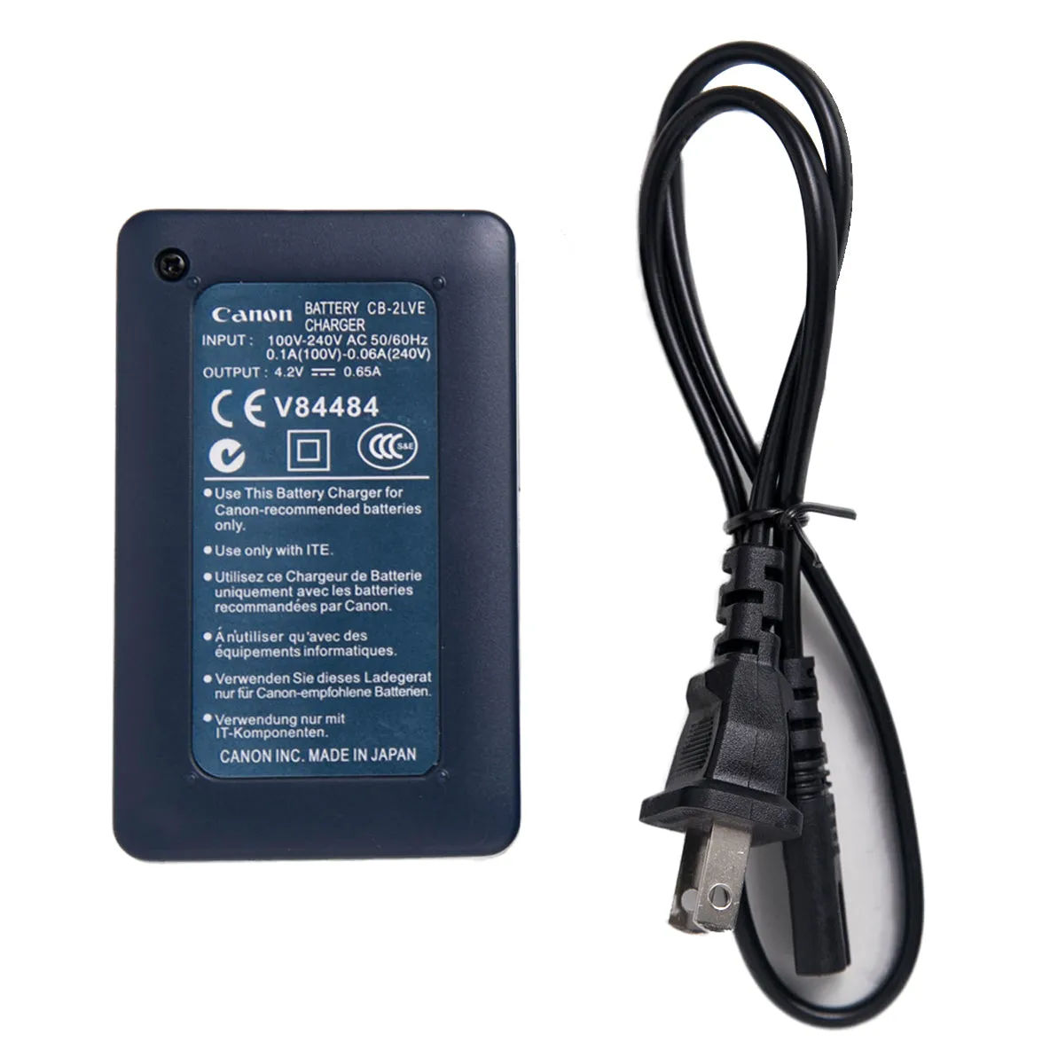 Pxel Canon CB-2LV Replacement Battery Charger for Canon NB-4L Battery (S115 117 130 110)