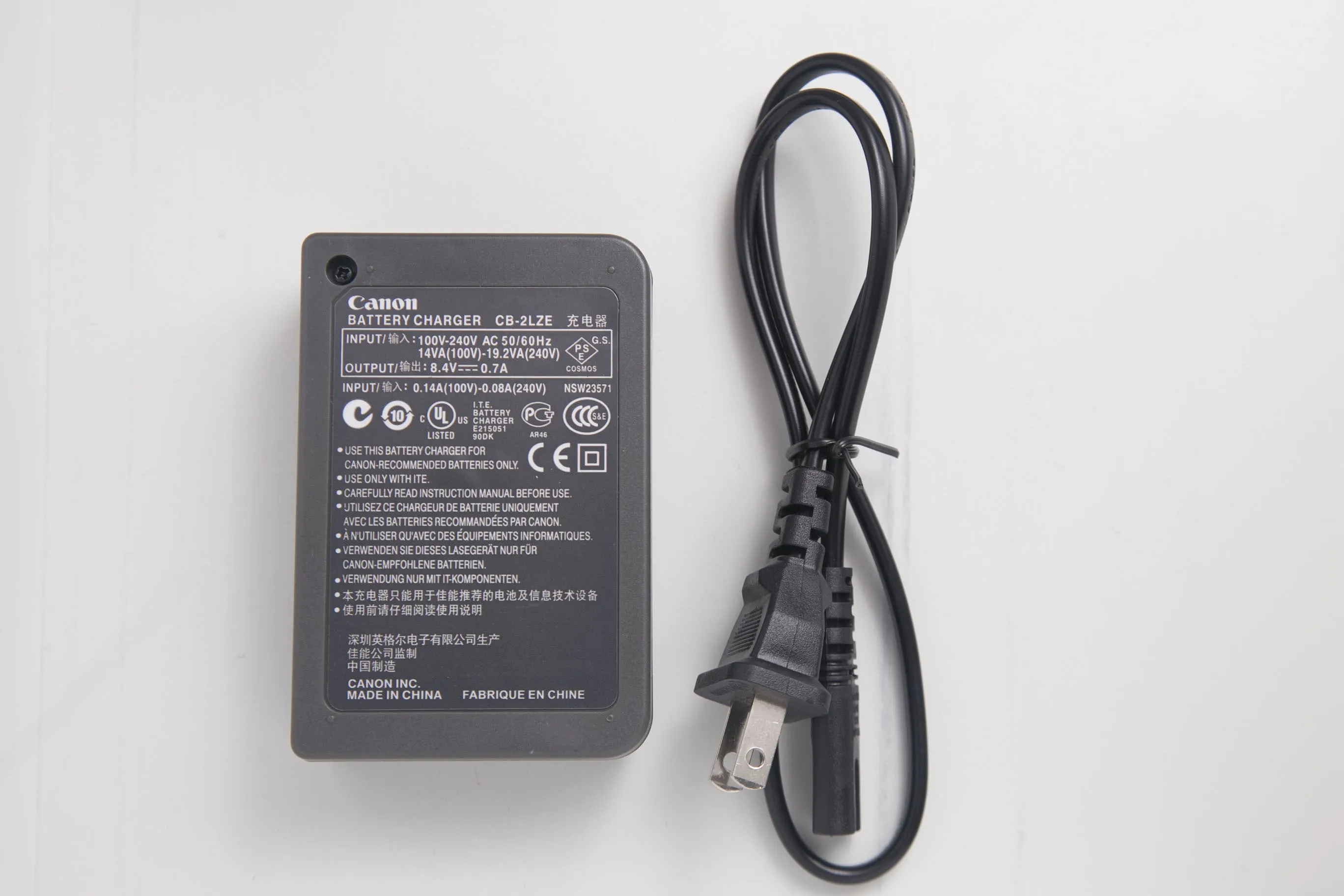 Pxel Canon CB-2LZ Replacement Battery Charger for Canon NB-7L Battery (G12 G11 G10 SX30)