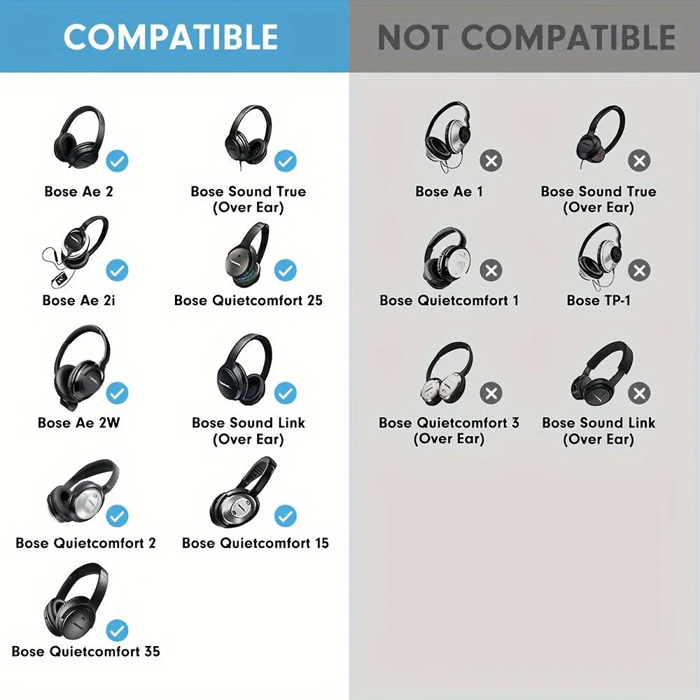 Qc35 Replacement Ear Pads for Bose