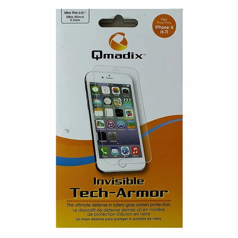 Qmadix Invisible Tech-Armor Screen Protector for iPhone 6/6S