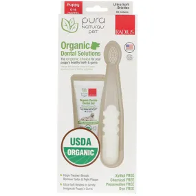 RADIUS - Organic Dental Solutions, Ultra Soft Bristles, Puppy - 1 Count