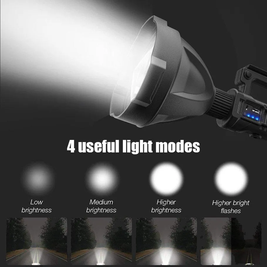 Rechargeable Spotlight Flashlight with Tripod