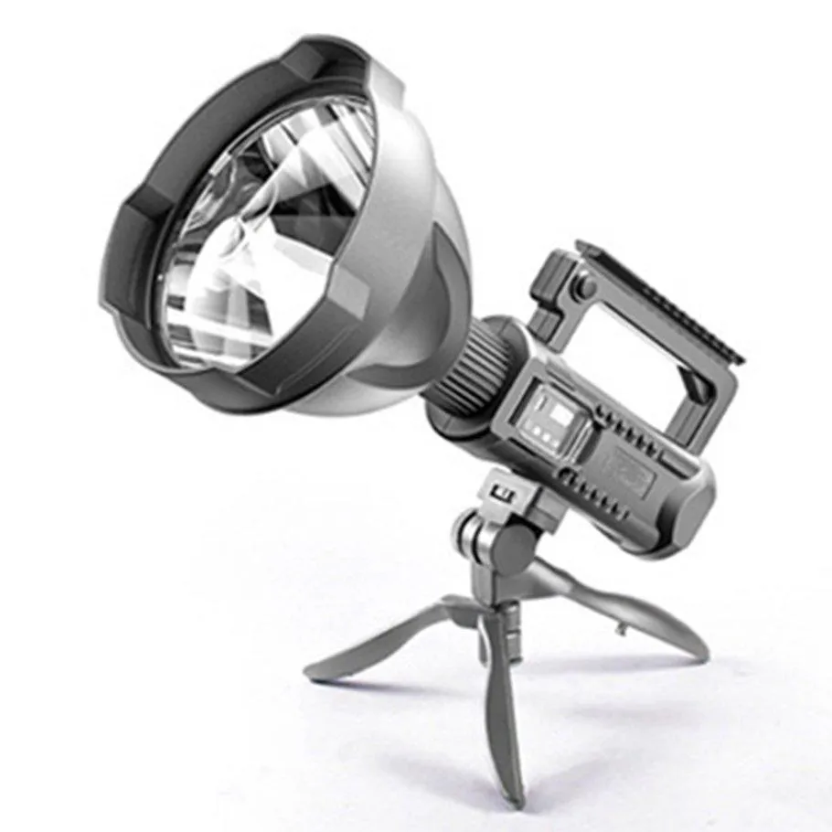 Rechargeable Spotlight Flashlight with Tripod