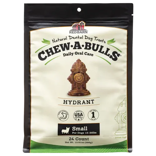 Redbarn Chew-A-Bulls® Hydrant, Dental Chew