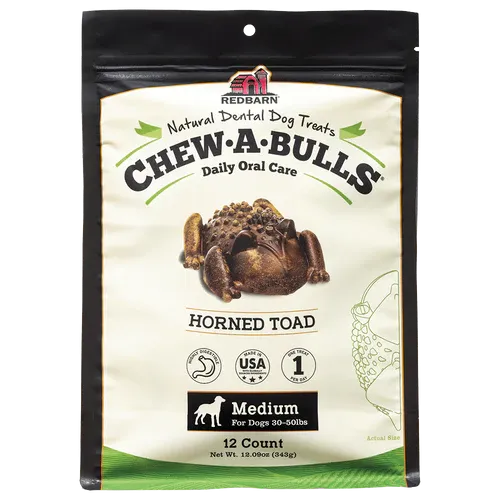 Redbarn Chew-A-Bulls® Toad , Dental Chew