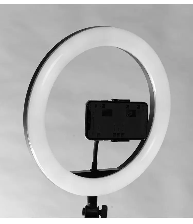 Ring Light With Stand - Live Streaming Artifact With Fill Light With Shelf