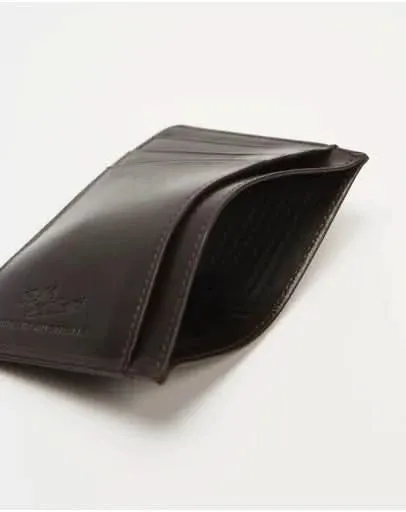 RM Williams Singleton  Card Holder Dark Brown