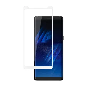 Samsung Galaxy Note 8, Premium Full Screen HD Tempered Glass Ultra Thin Scratch Free Screen Protector - White