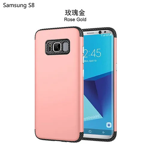 Samsung Galaxy S8 Case 2 in 1 Luxury Silicon Case Cover For Samsung Galaxy S8 S8 Plus