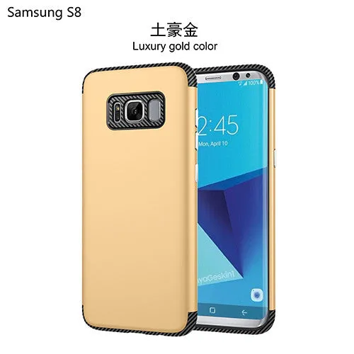 Samsung Galaxy S8 Case 2 in 1 Luxury Silicon Case Cover For Samsung Galaxy S8 S8 Plus