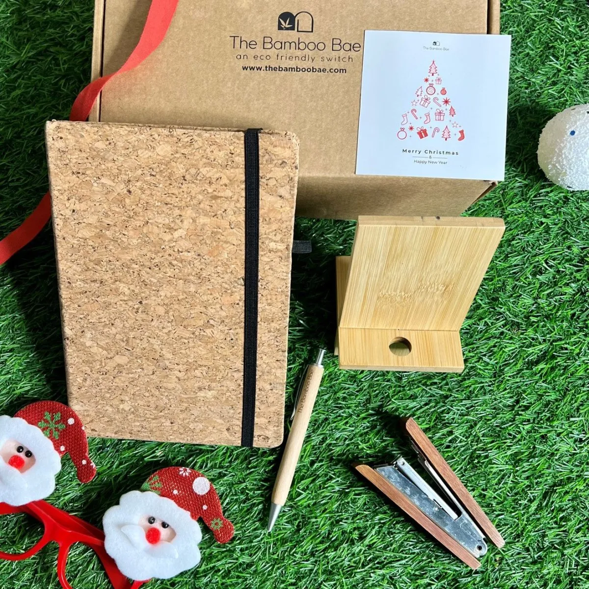 Secret Santa Hamper | Christmas Gift Box | Mobile Stand | Stapler | Pen | Diary