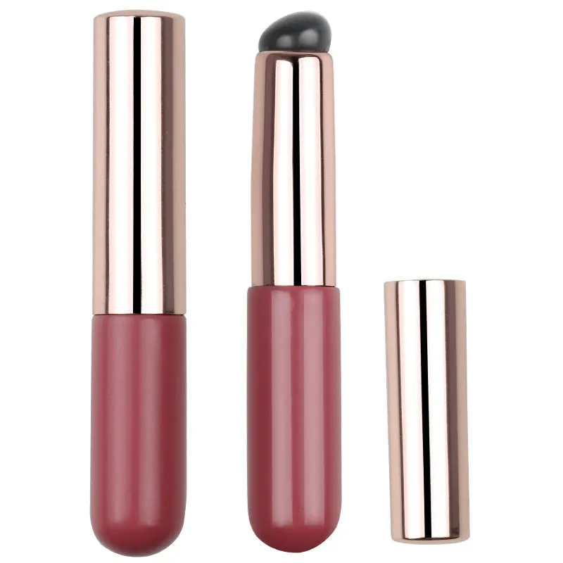 Soft And Portable Round Head Silicone Lip Brush