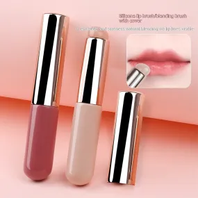 Soft And Portable Round Head Silicone Lip Brush