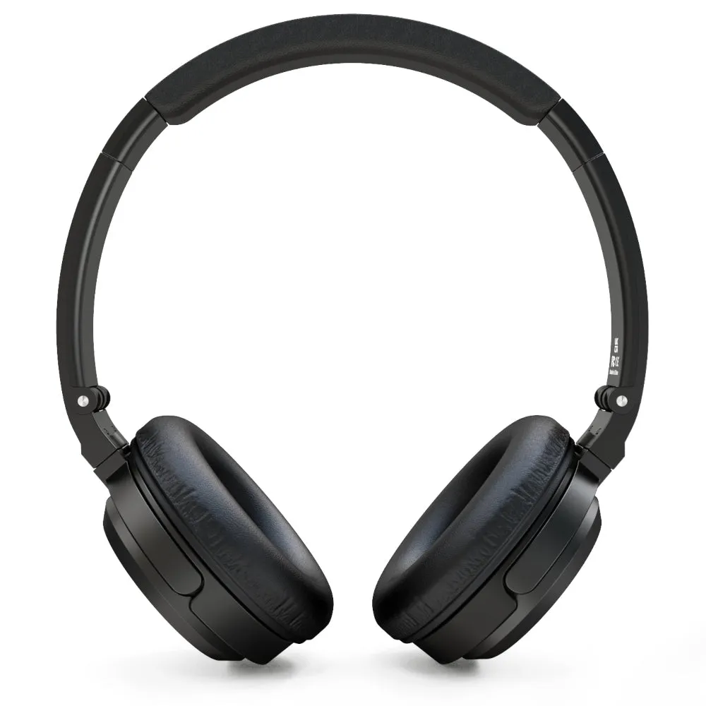 SoundMAGIC P23BT - Portable Wireless Bluetooth Headphones - Black