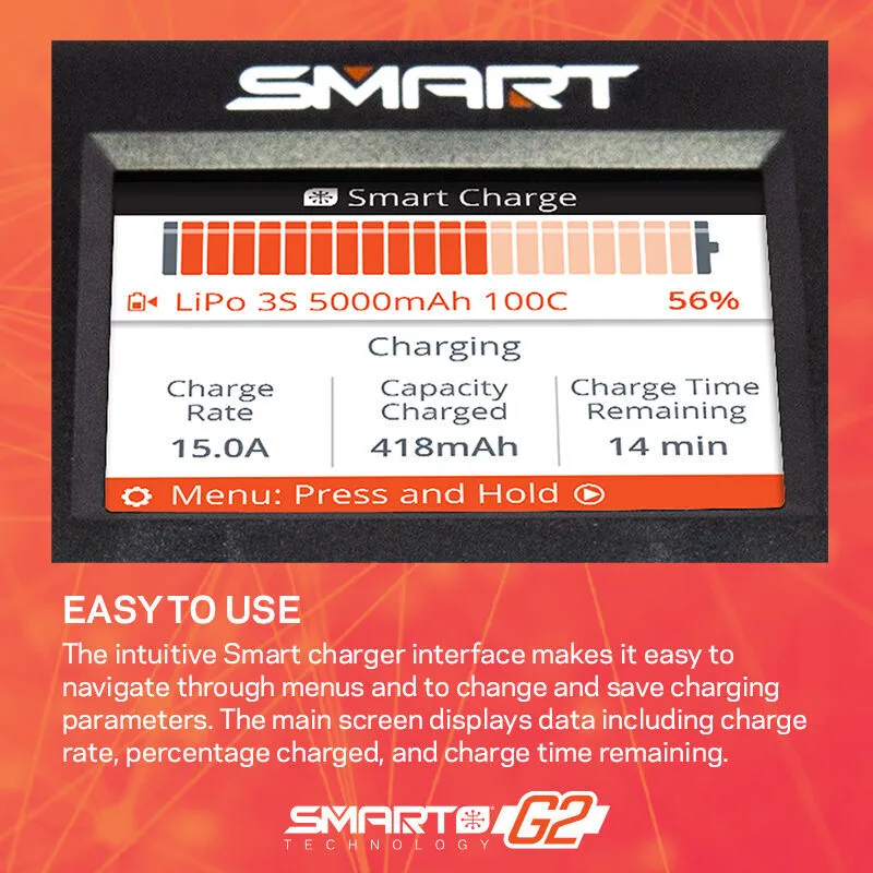 Spektrum SPMXPSA6 Smart G2 Powerstage Aircraft 6S Bundle (Chgr Batt)