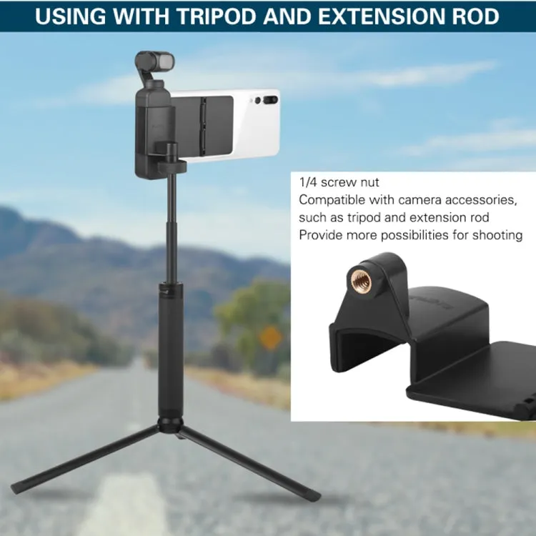 Sunnylife OP-ZJ061 Folding Sucker Holder   Tripod for DJI OSMO Pocket