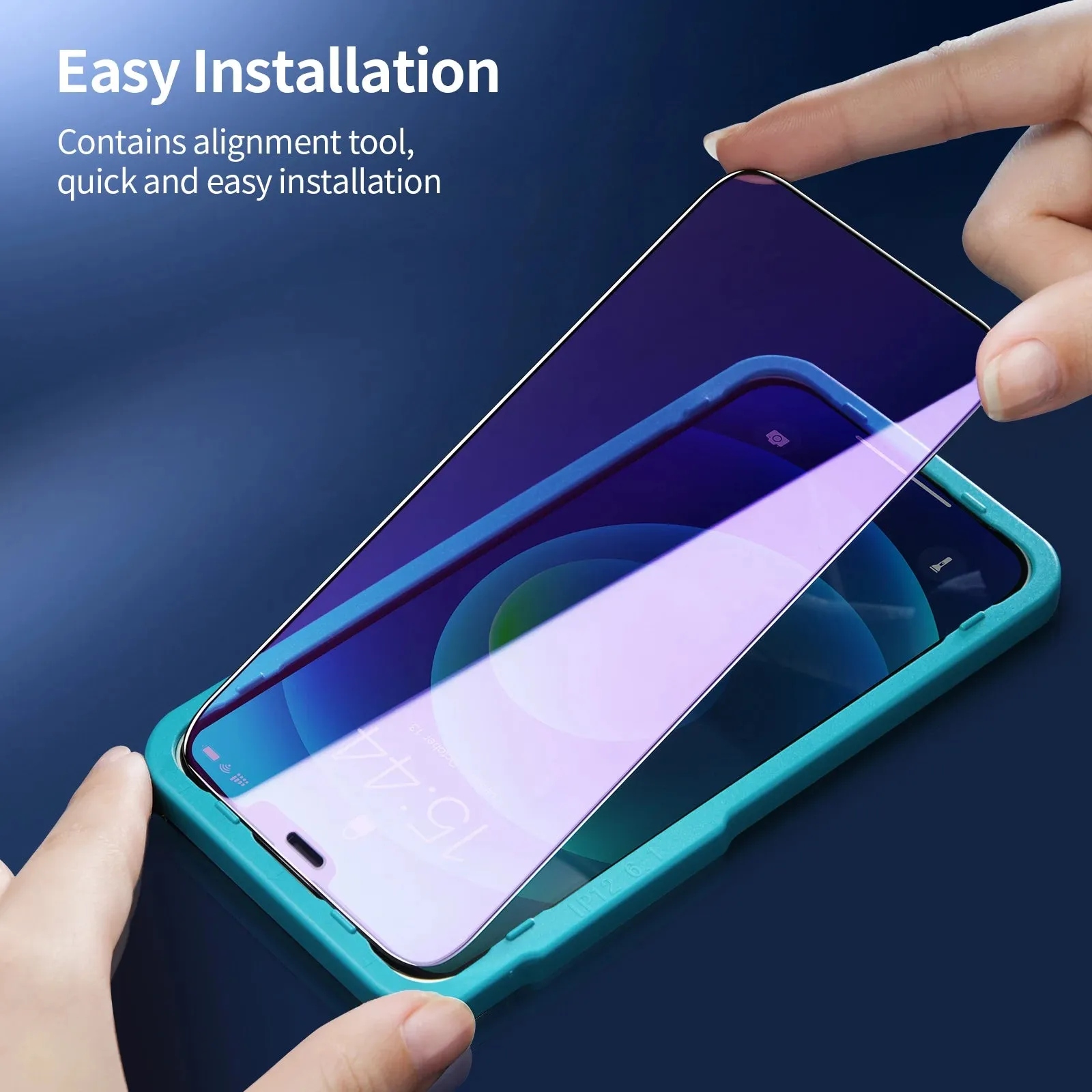 Tempered Glass Screen Protector For iPhone 13 Pro Max Full Cover Glass For iPhone 13 mini  Anti Blue Light