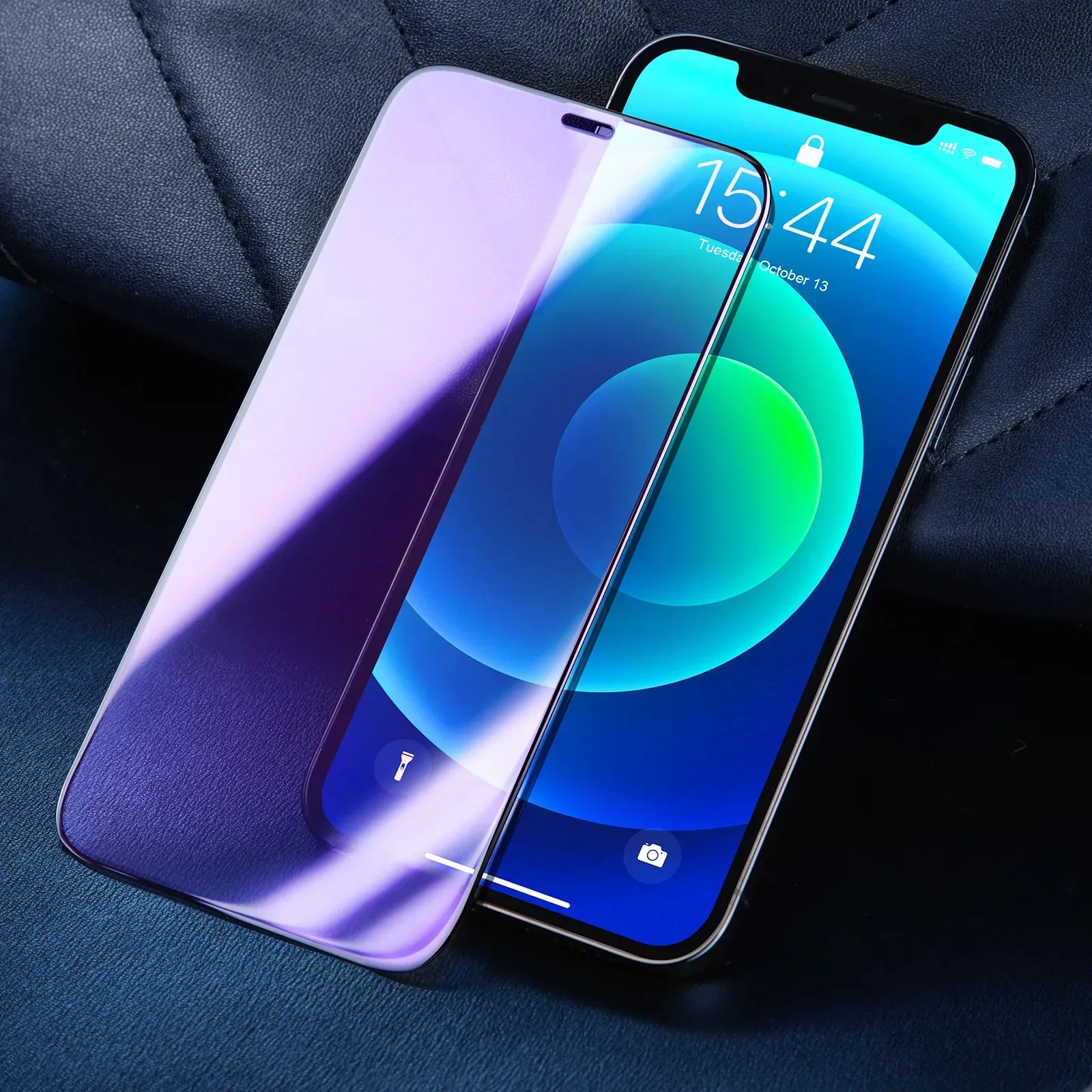 Tempered Glass Screen Protector For iPhone 13 Pro Max Full Cover Glass For iPhone 13 mini  Anti Blue Light