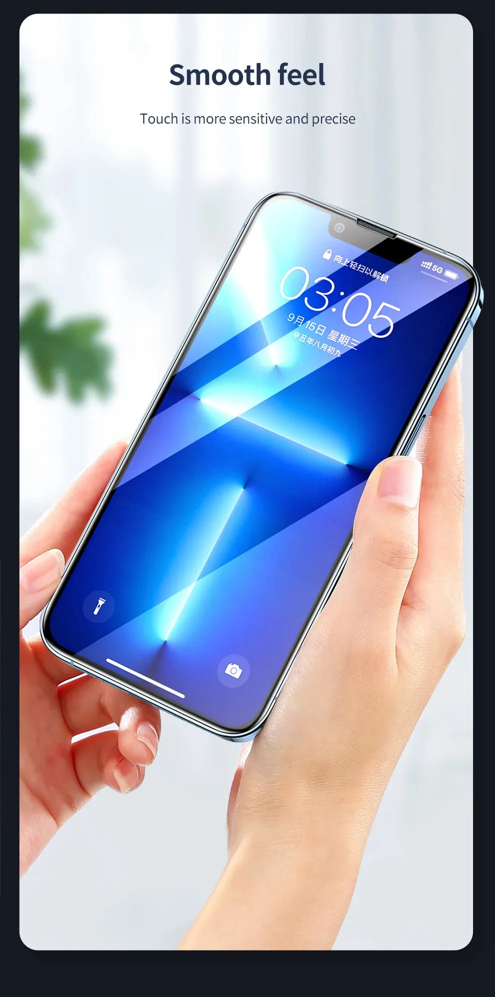 Tempered Glass Screen Protector For iPhone 13 Pro Max Full Cover Glass For iPhone 13 mini  Anti Blue Light