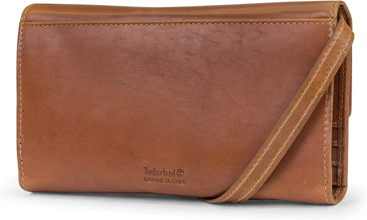 Timberland Women's RFID Leather Wallet Phone Bag with Detachable Crossbody Strap