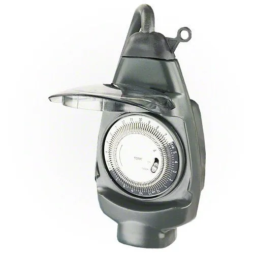 Tork Mechanical Outdoor Timer with Outlet