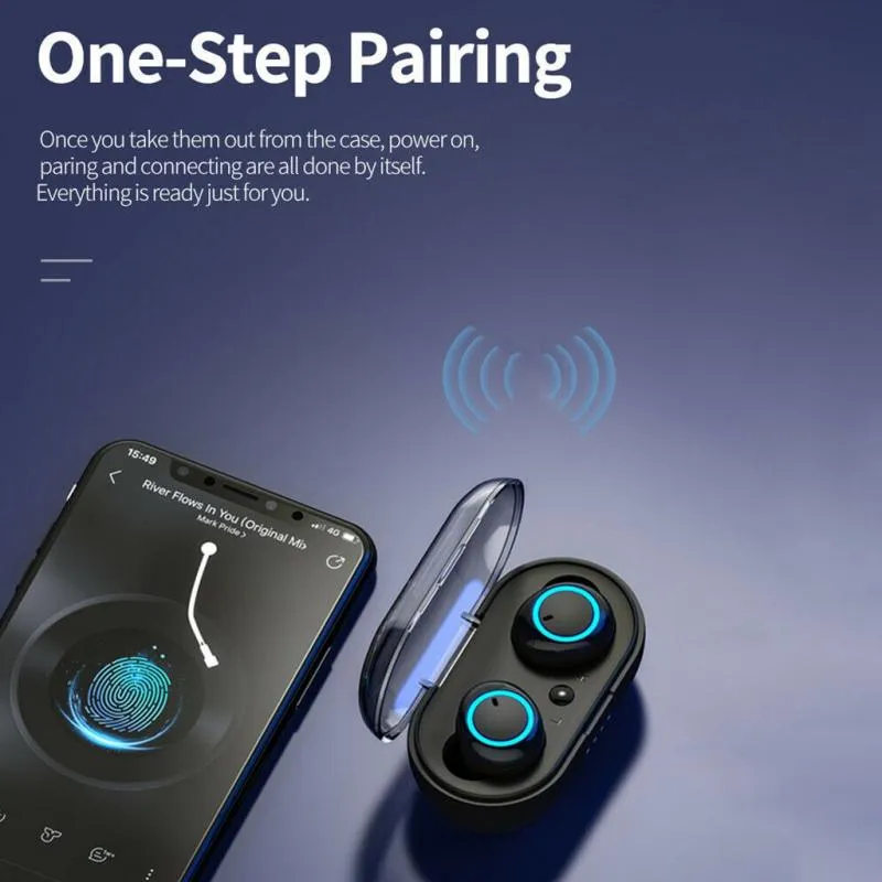 Touch Control Wireless Bluetooth Waterproof Earphone