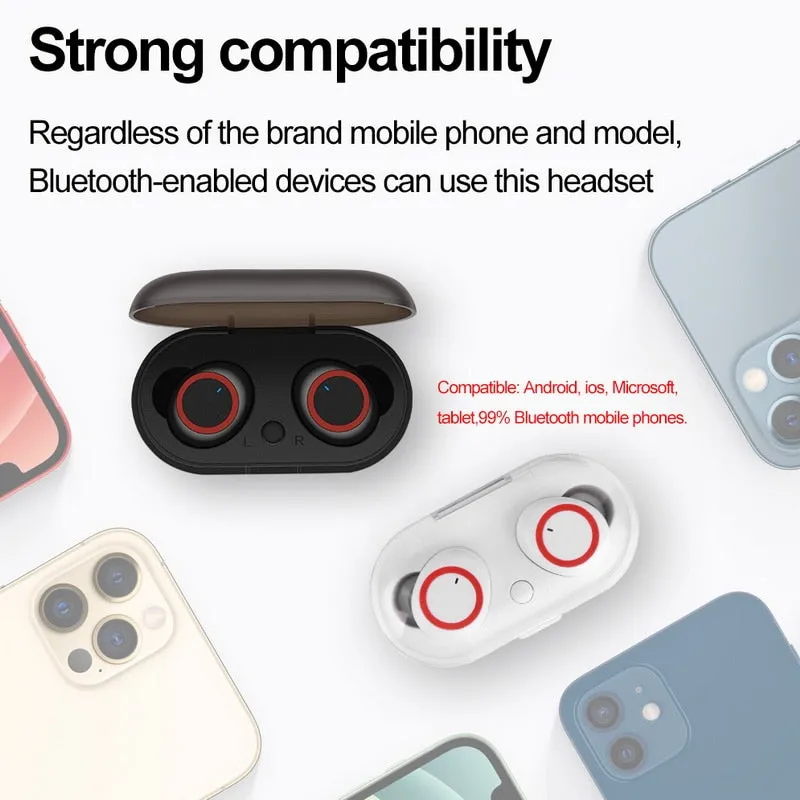 Touch Control Wireless Bluetooth Waterproof Earphone