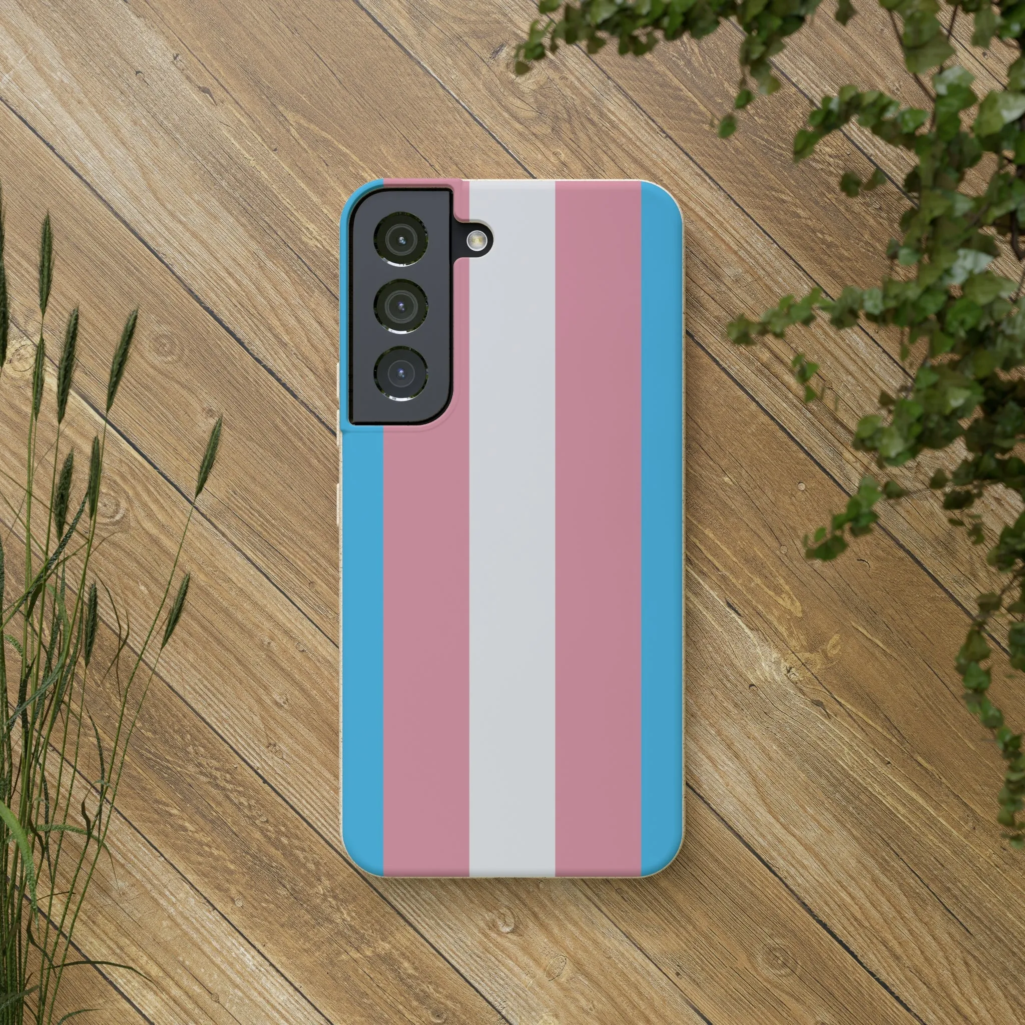 Transgender Pride Biodegradable Phone Case - Eco-Friendly, Sustainable, Phone Accessories