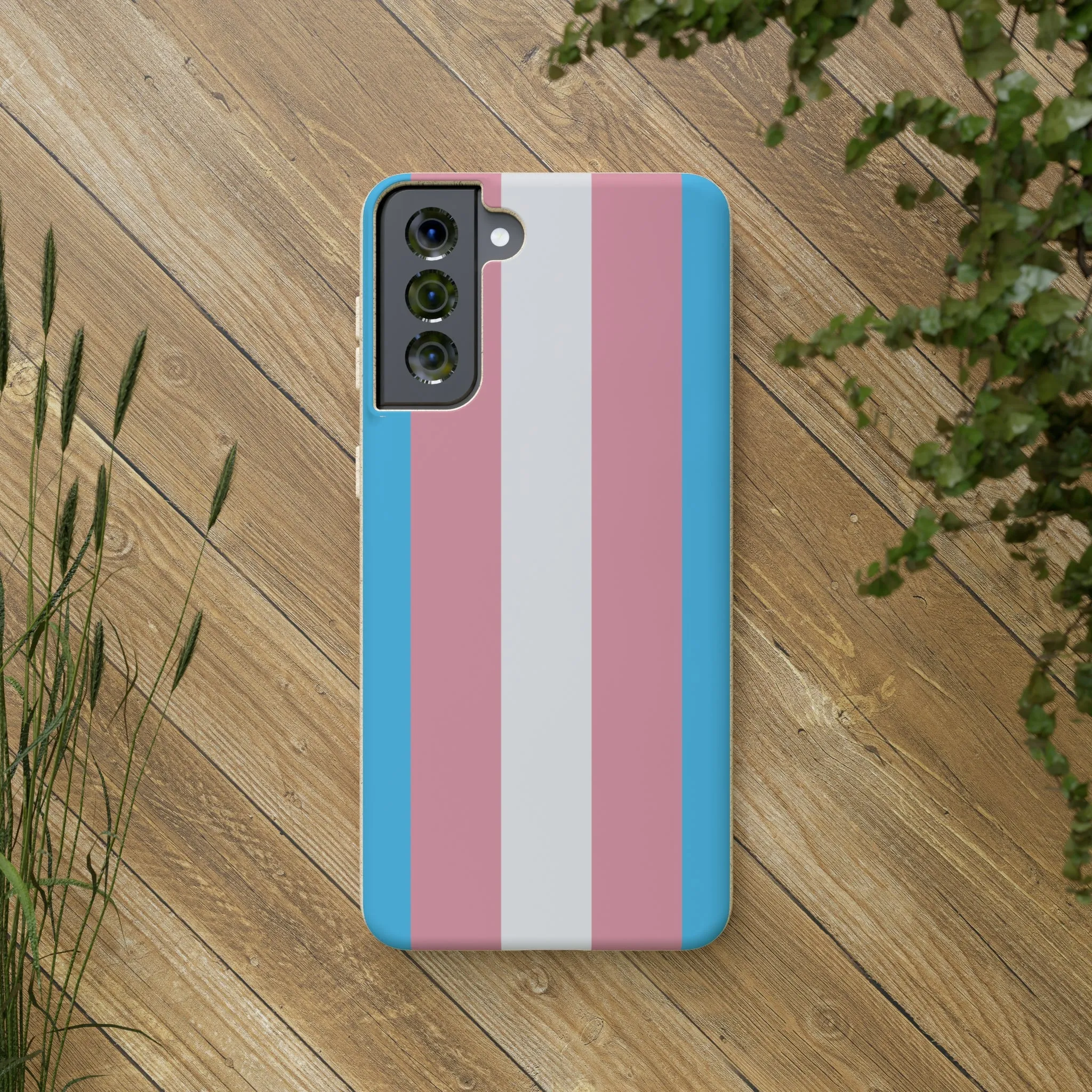 Transgender Pride Biodegradable Phone Case - Eco-Friendly, Sustainable, Phone Accessories