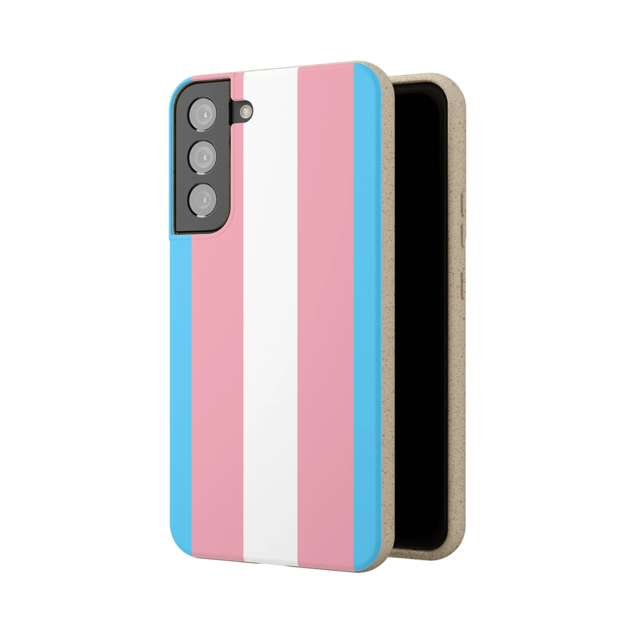 Transgender Pride Biodegradable Phone Case - Eco-Friendly, Sustainable, Phone Accessories