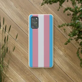 Transgender Pride Biodegradable Phone Case - Eco-Friendly, Sustainable, Phone Accessories