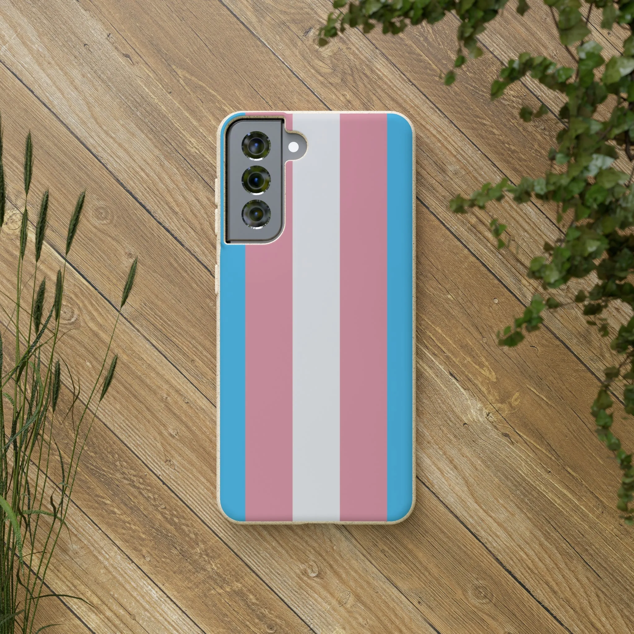 Transgender Pride Biodegradable Phone Case - Eco-Friendly, Sustainable, Phone Accessories