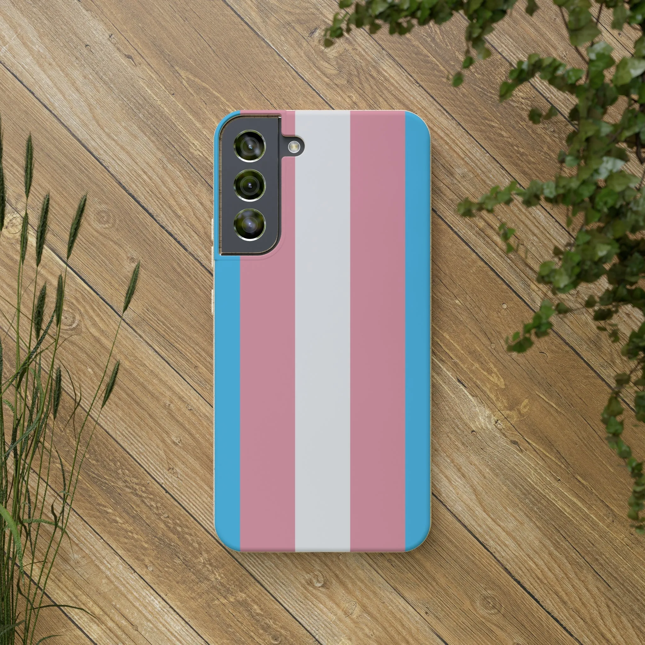 Transgender Pride Biodegradable Phone Case - Eco-Friendly, Sustainable, Phone Accessories