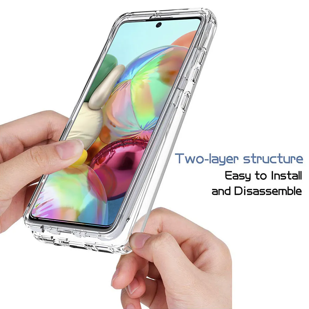 Transparent anti-drop phone case