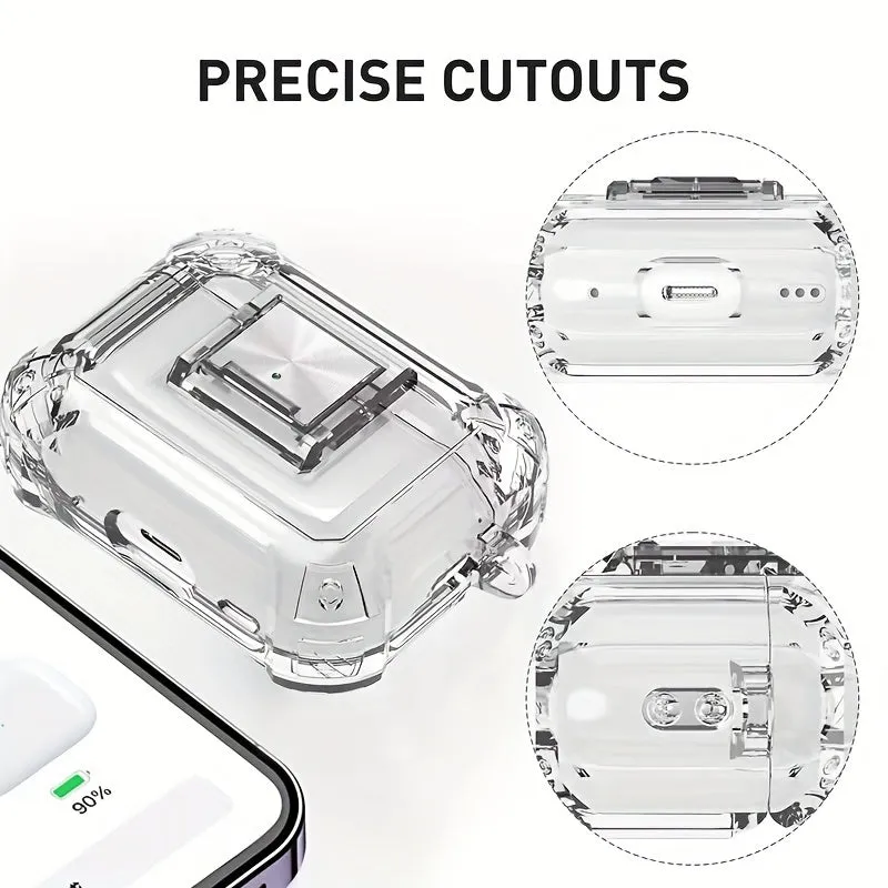 Transparent Graphic Pattern Earphone Case for AirPods