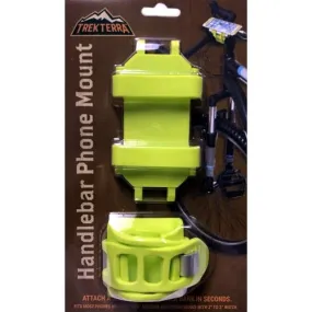 Trek Terra Universal Smart Phone Handlebar Mount for Bike, Gym Equipment, Stroller (Neon Green)