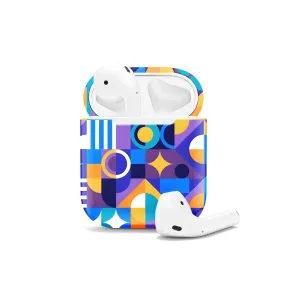 Trendy Cute Geometric Mosaic AirPods Case AirPods Pro AirPods Pro 2 AirPods 3 AirPods 2 Glossy 1606