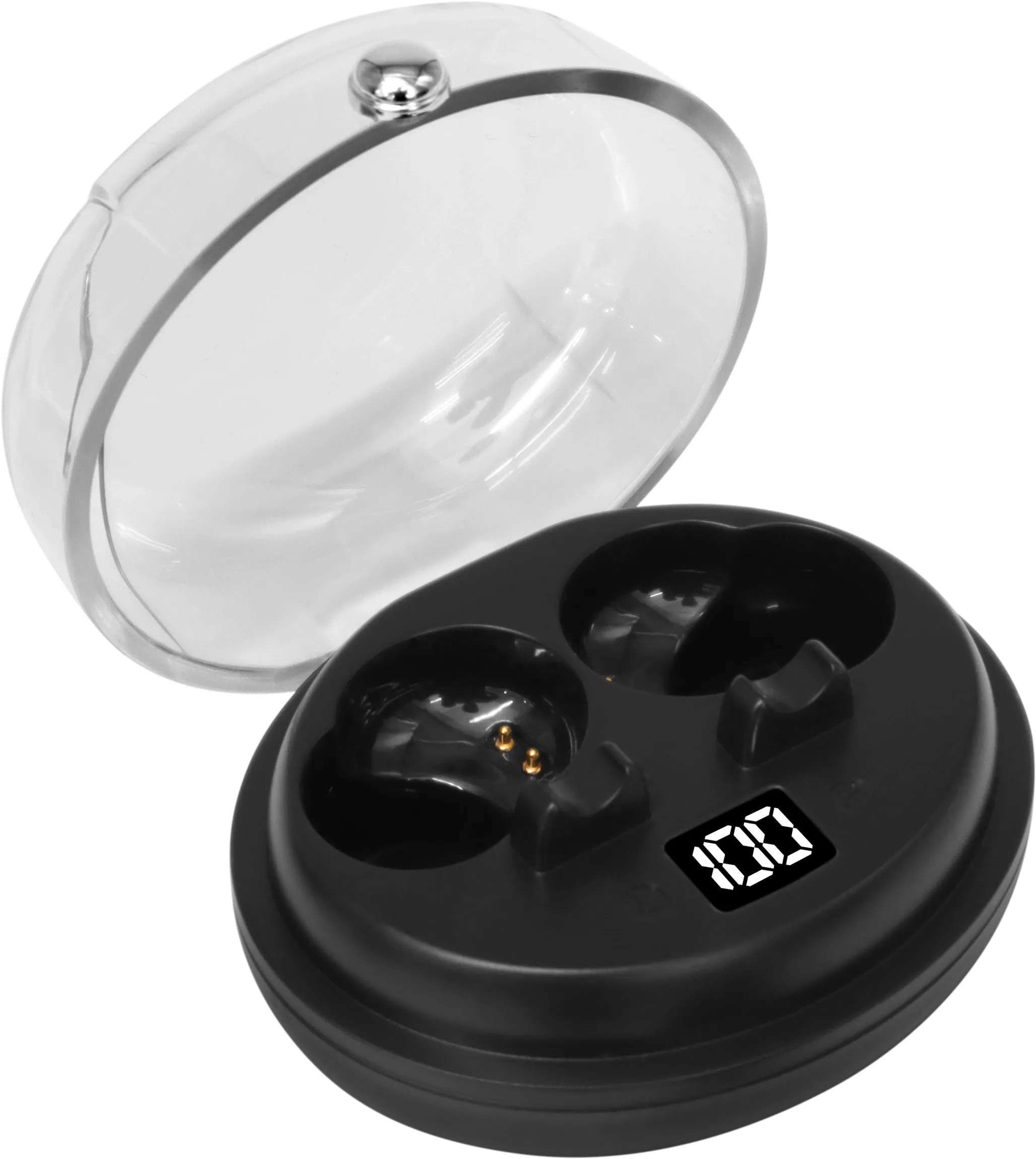 TrueBuds Chrome - Premium True Wireless Earbuds with Charging Case