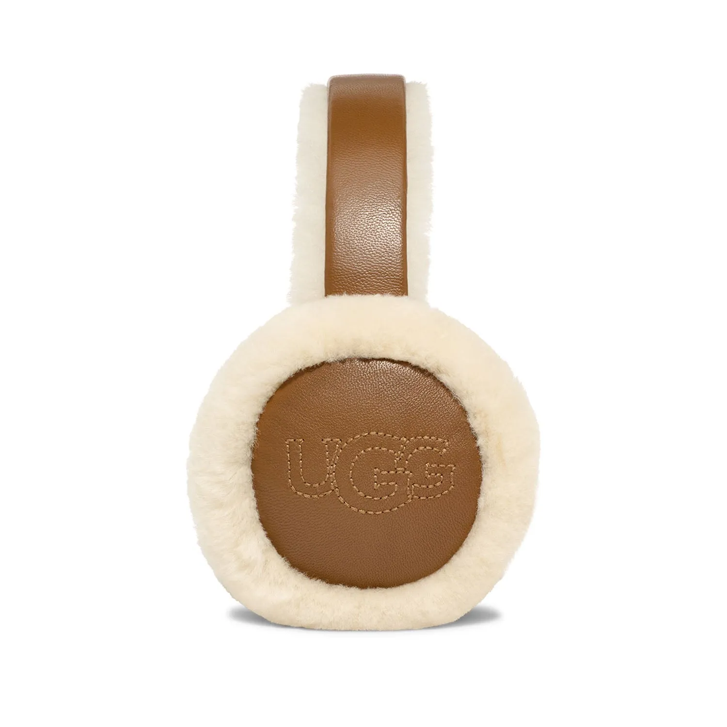 UGG Logo Wireless Earmuff in Chestnut