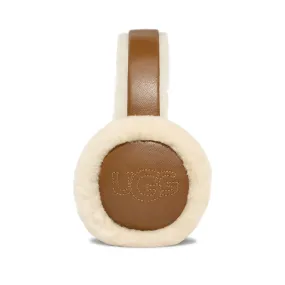 UGG Logo Wireless Earmuff in Chestnut