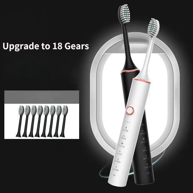 Ultrasonic Sonic Electric Toothbrush for Adults USB Rechargeable