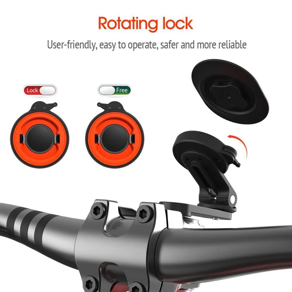 Universal Mobile Phone Holder Bicycle Aluminum Adjust angle Quick