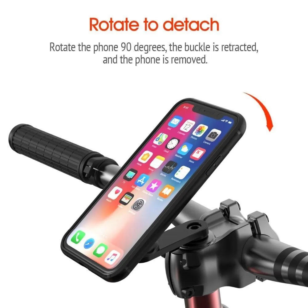 Universal Mobile Phone Holder Bicycle Aluminum Adjust angle Quick