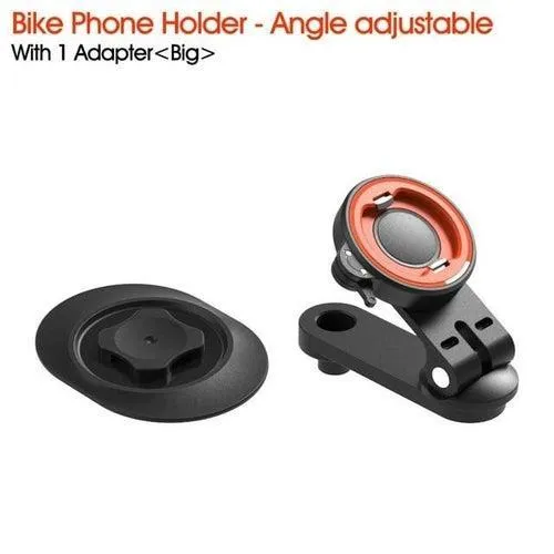 Universal Mobile Phone Holder Bicycle Aluminum Adjust angle Quick