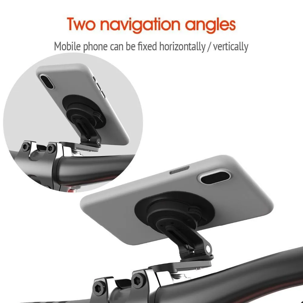 Universal Mobile Phone Holder Bicycle Aluminum Adjust angle Quick