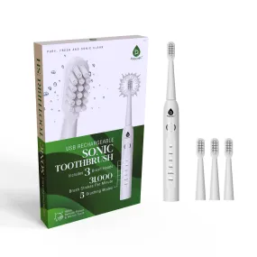 USB Rechargeable Sonic Toothbrush - Advanced Cleaning for a Healthier Smile!