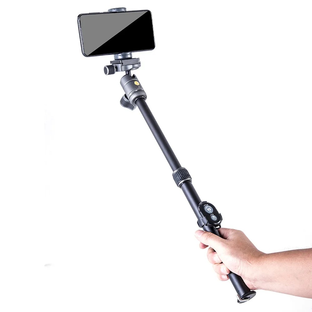 Vanguard - VEO 3 GO 204AB Aluminum Tripod / Monopod with Ball Head, Bluetooth Remote