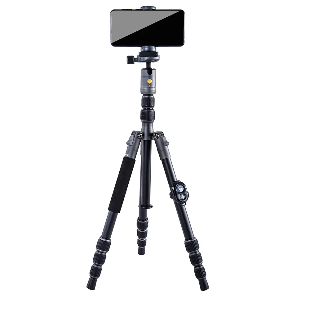 Vanguard - VEO 3 GO 204AB Aluminum Tripod / Monopod with Ball Head, Bluetooth Remote